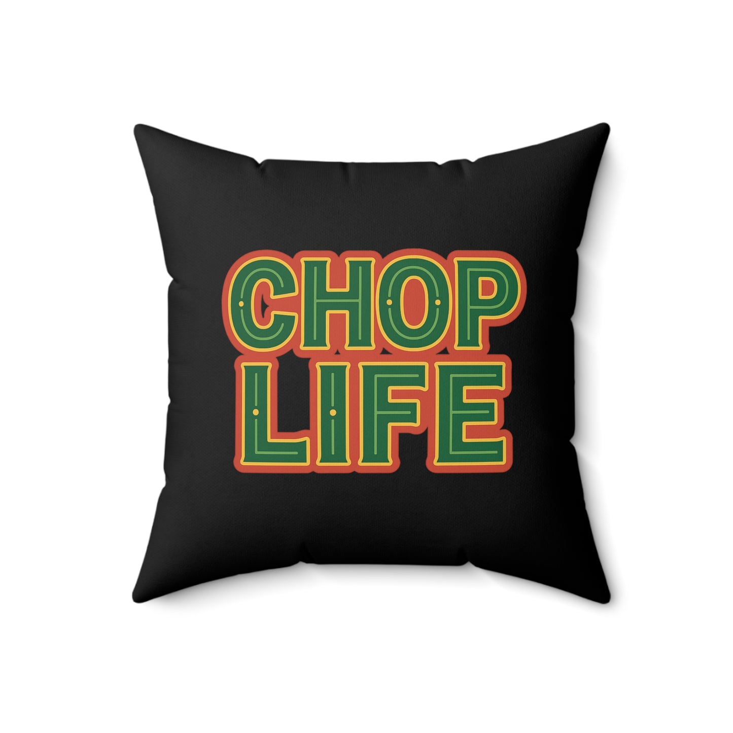 Chop Life Spun Polyester Pillow