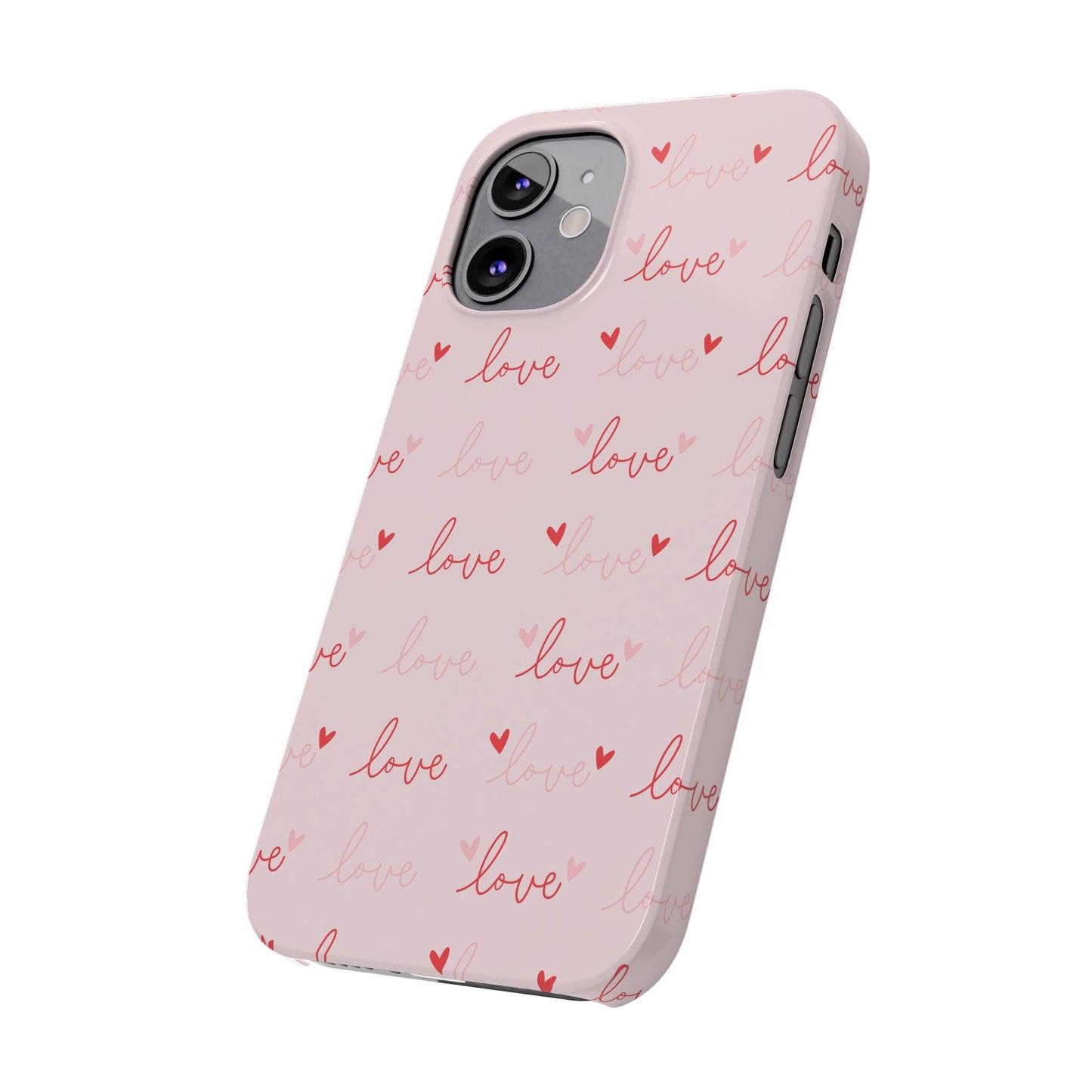 Love Silk Slim iPhone Case