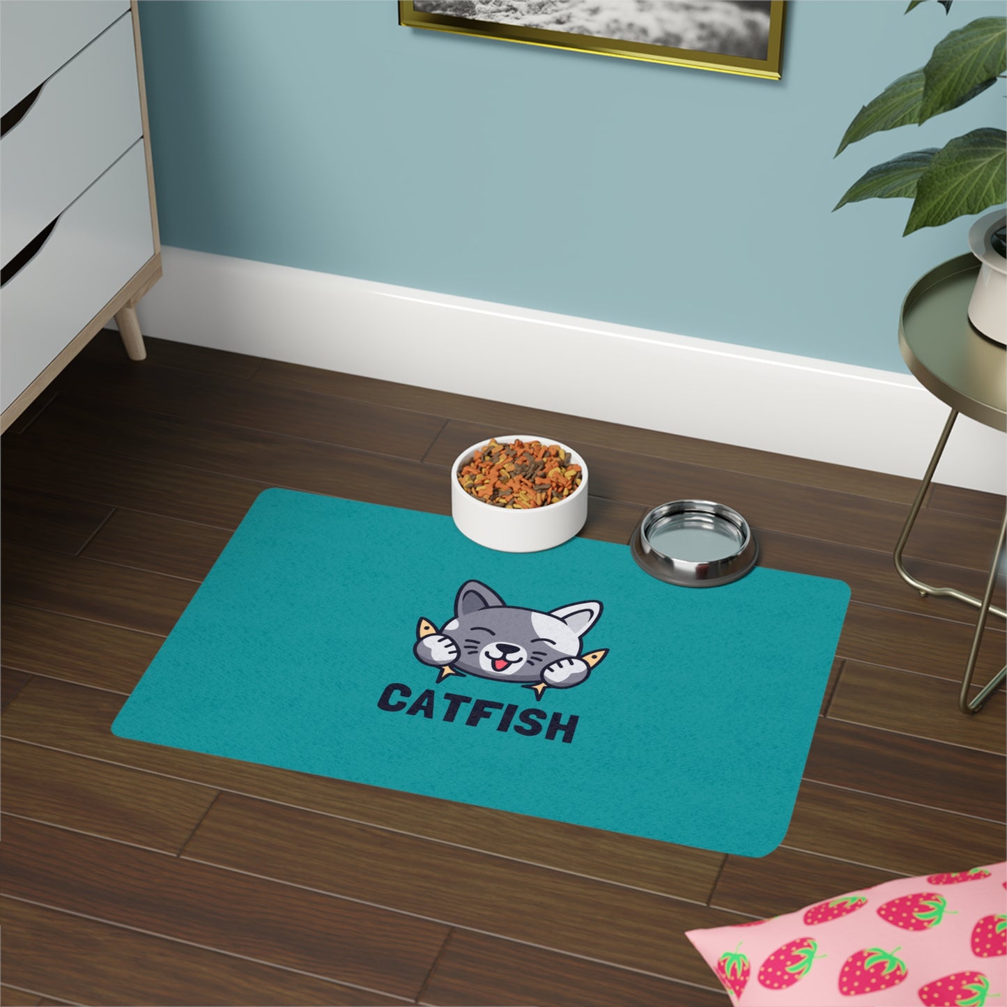 Catfish Pet Food Mat