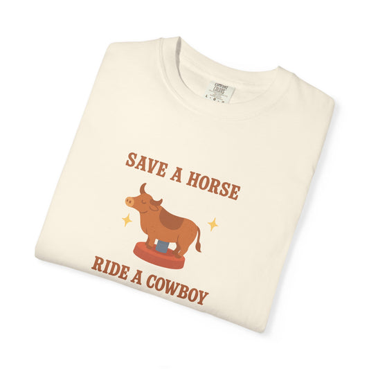 Save a Horse Ride a Cowboy Oversized T-shirt