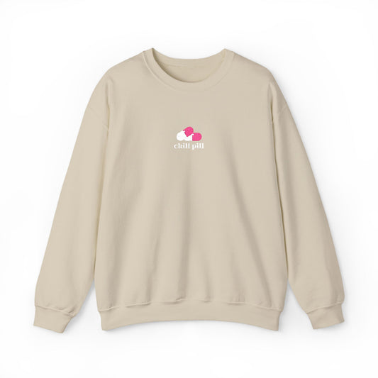 Chill Pill Embroidered Crewneck Sweatshirt