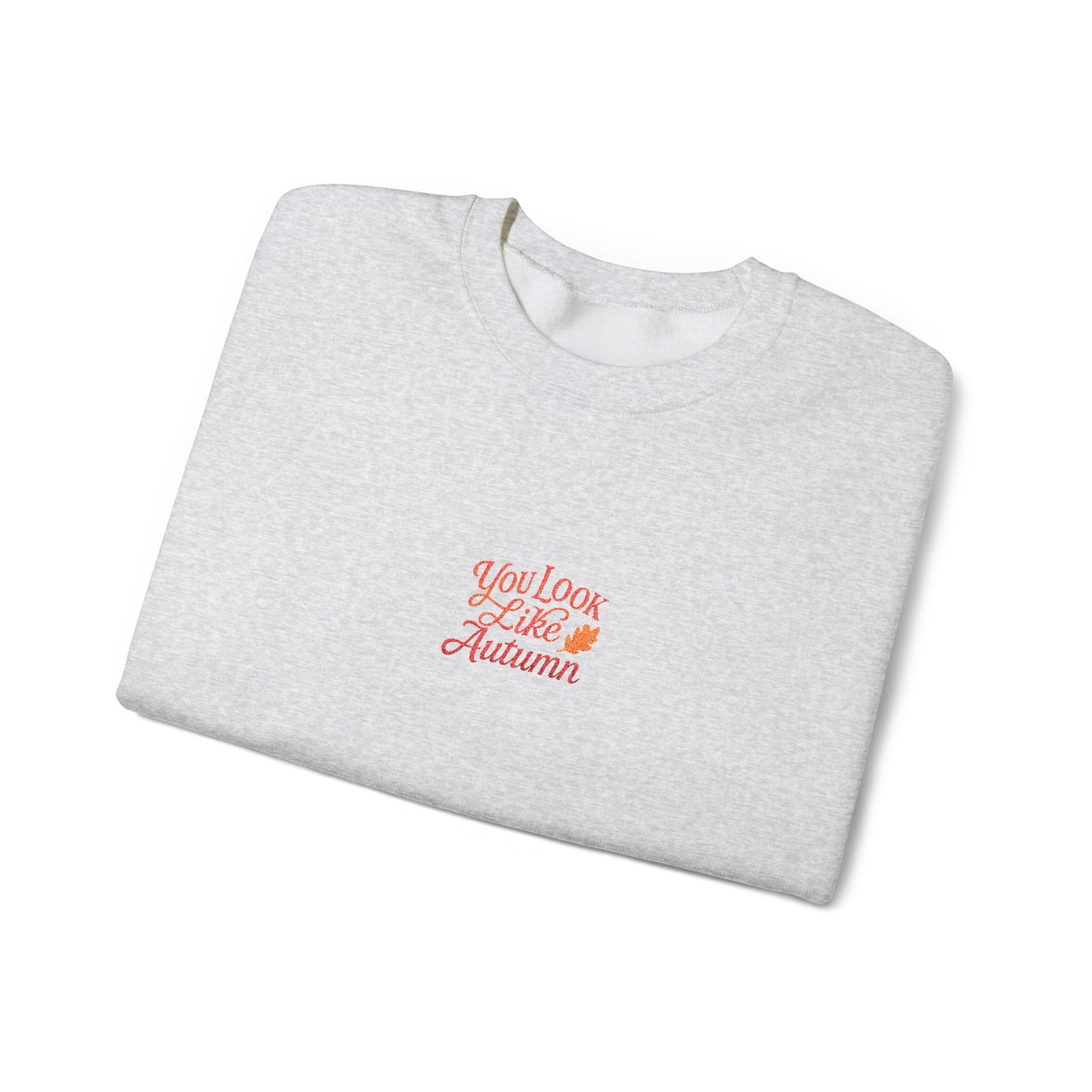 You Look Like Autumn Embroidered Crewneck Sweatshirt