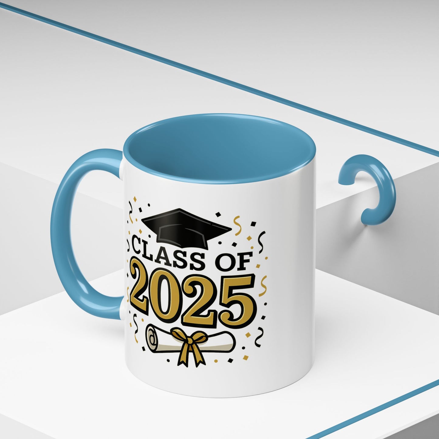 Class of 2025 Accent Coffee Mug
