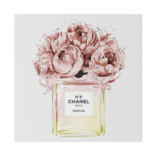 Luxury Fragrance Bouquet Matte Canvas, Stretched