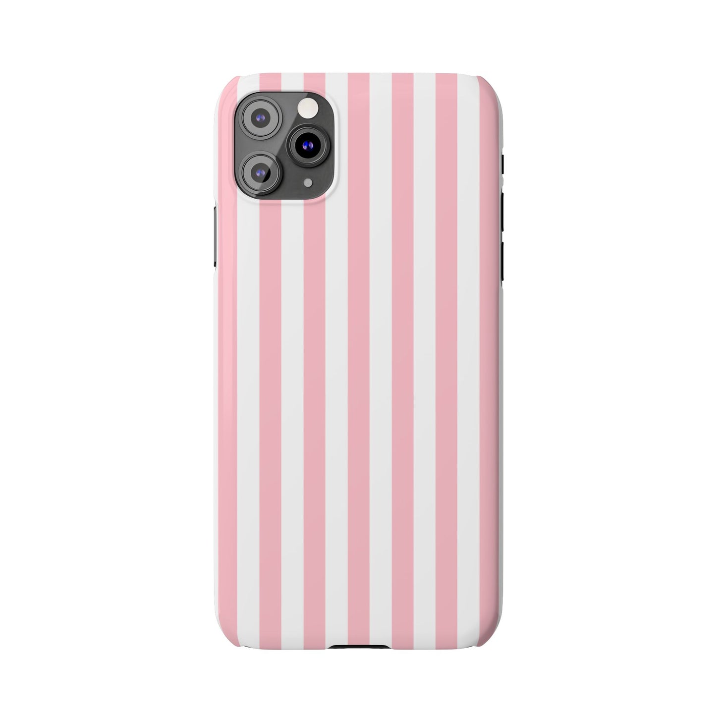 Pink Striped Summer Slim iPhone Case