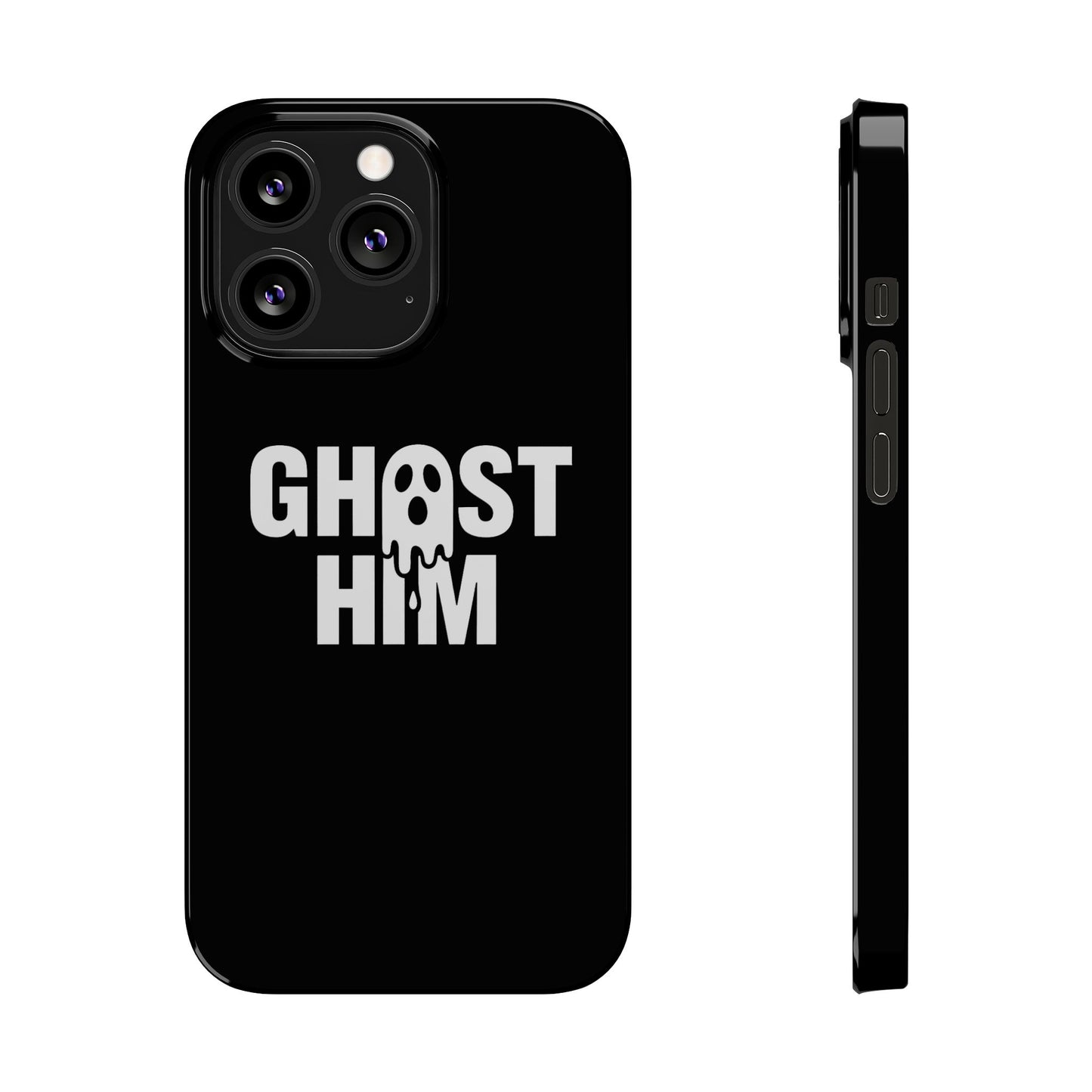 Ghost Him Slim iPhone Case