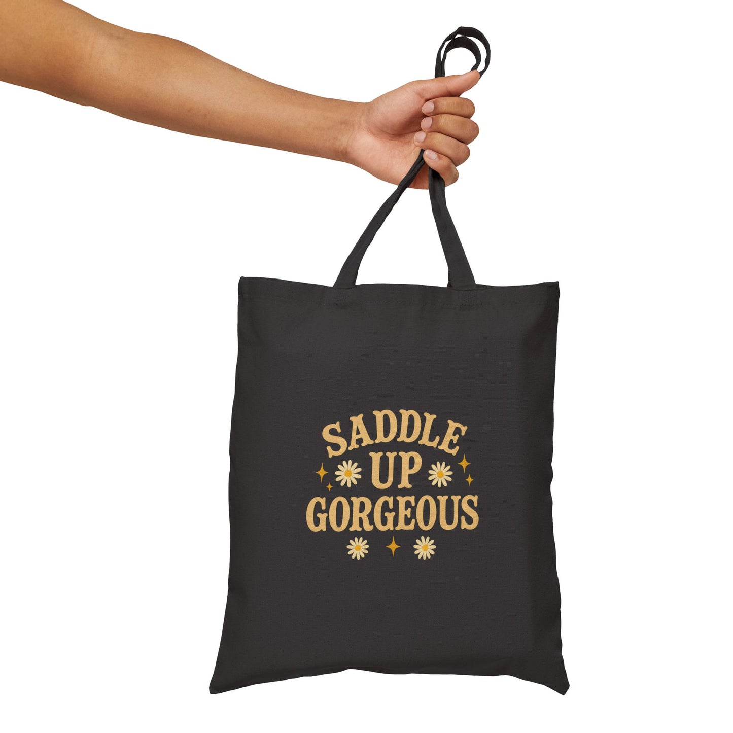 Saddle Up Gorgeous 100% Cotton Canvas Tote Bag