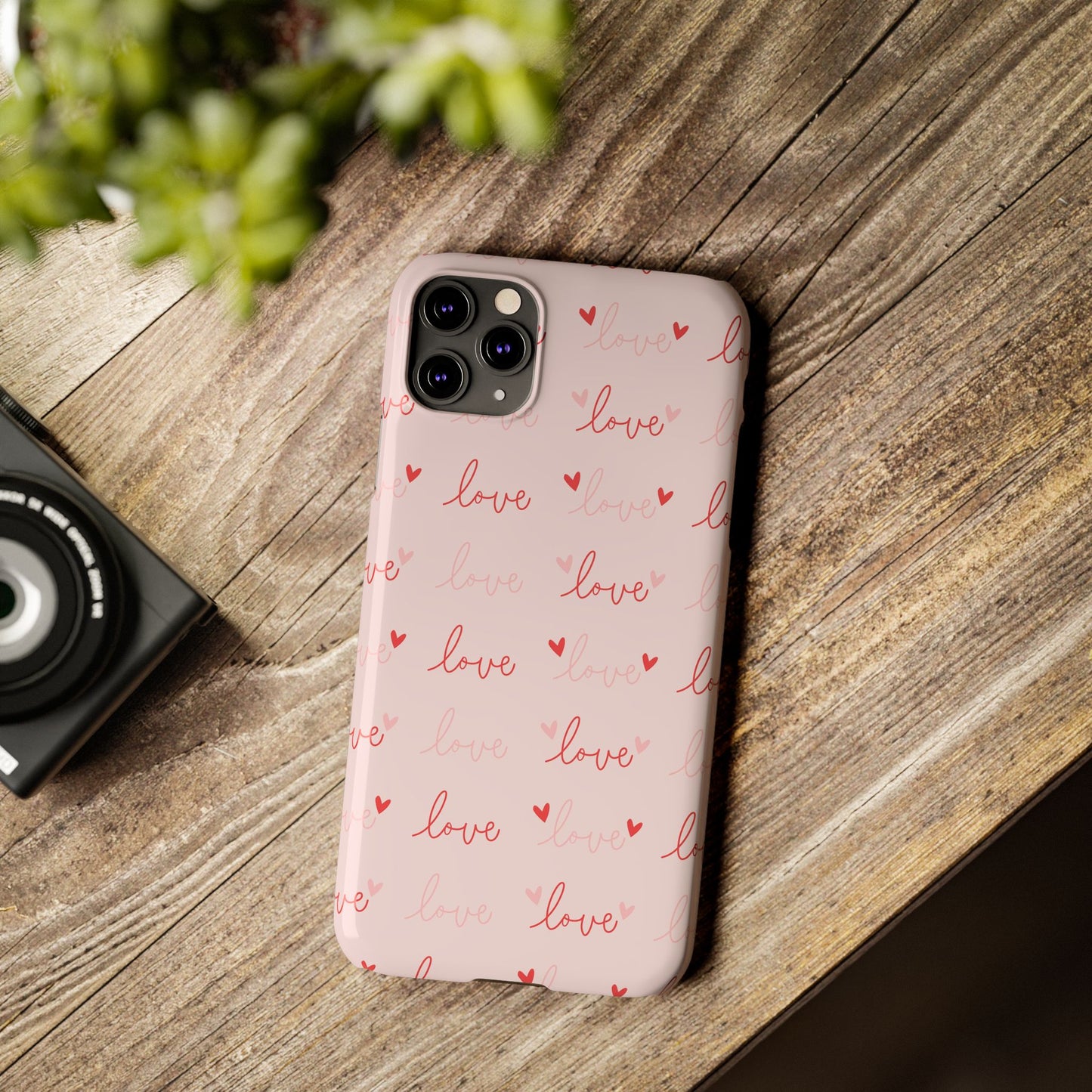 Love Silk Slim iPhone Case
