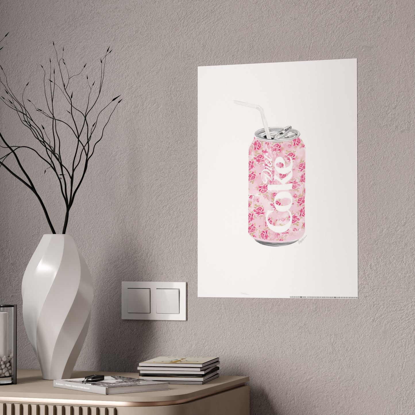 Rose Diet Coke Gloss Poster