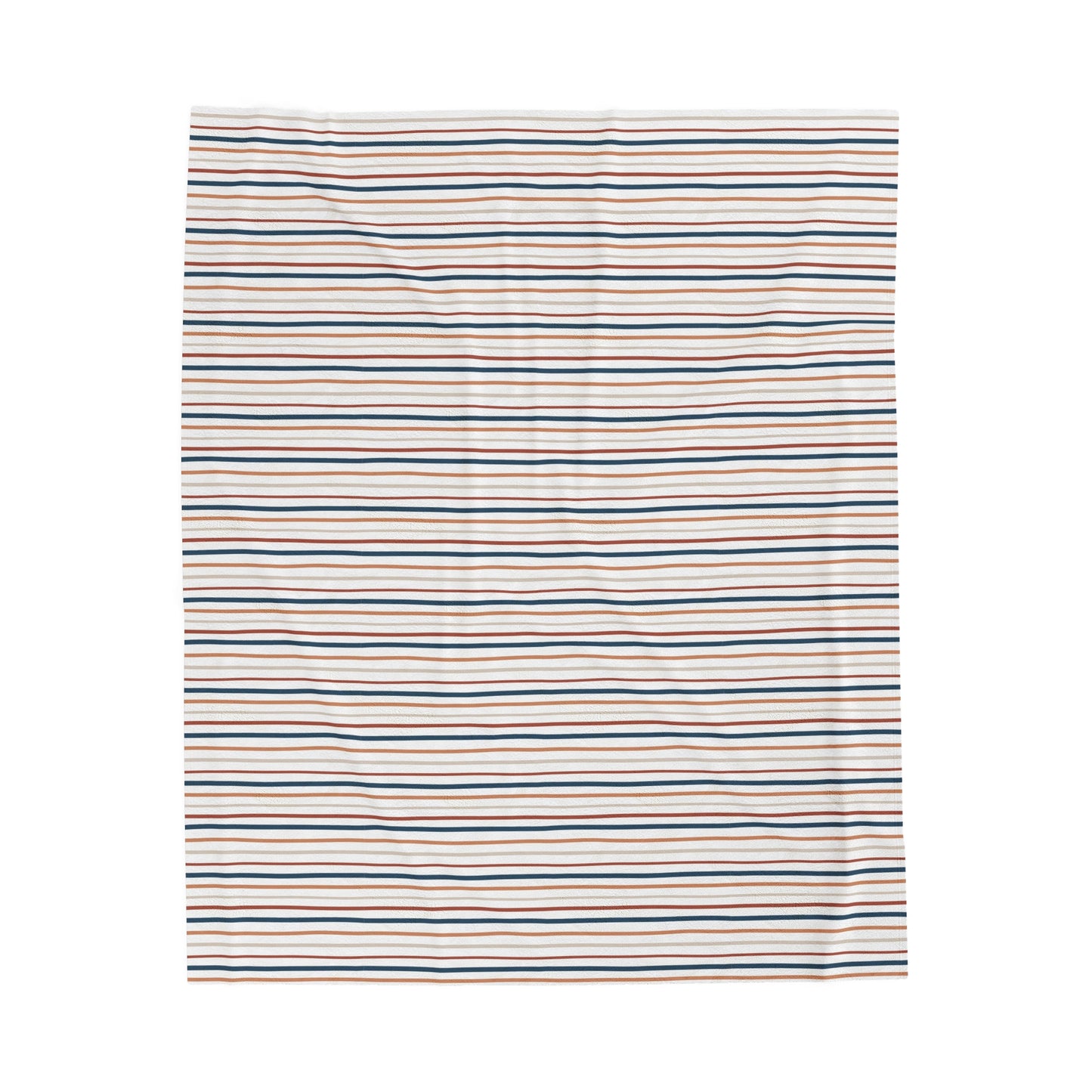 Boho Stripes Velveteen Plush Blanket