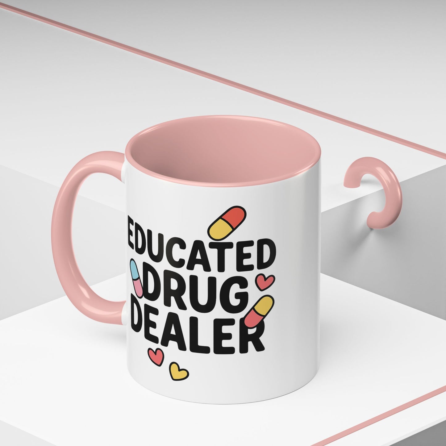 Educated Drug Dealer Accent Coffee Mug (11, 15oz)