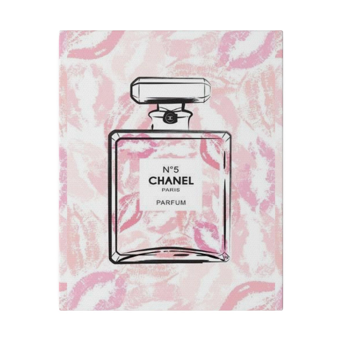 Luxury Fragrance Kisses Matte Canvas, Stretched
