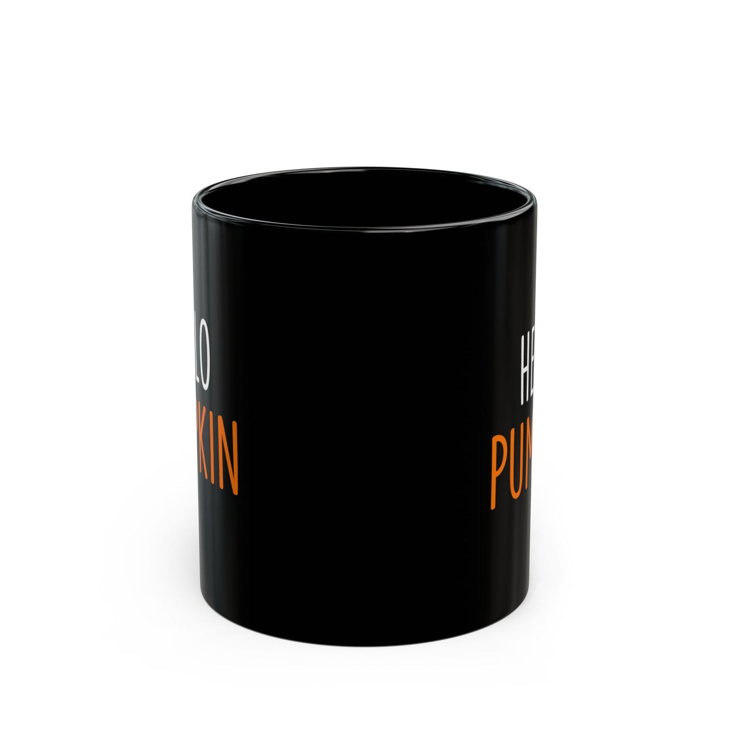 Hello Pumpkin Black Mug (11oz, 15oz)