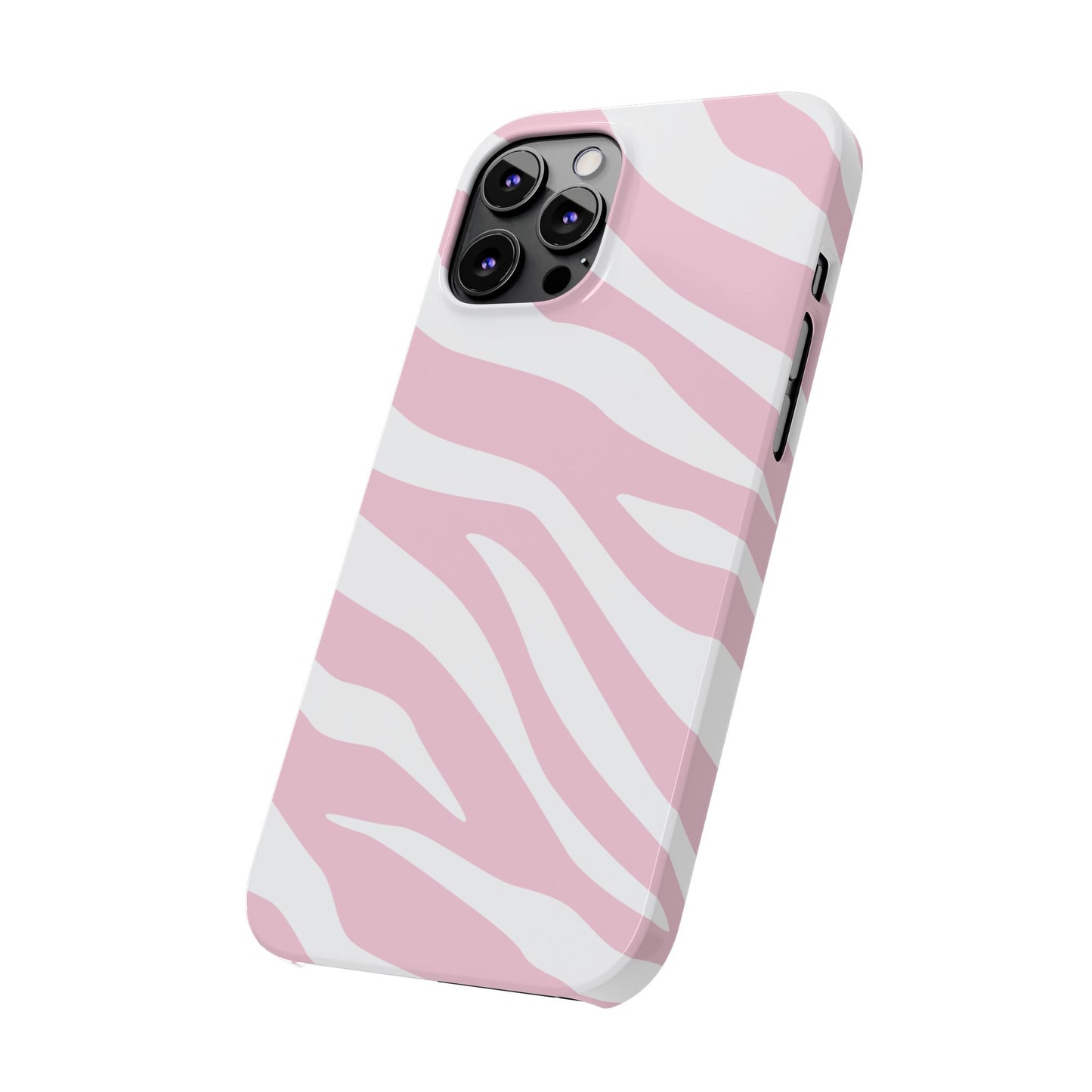 Pink Zebra Slim iPhone Case