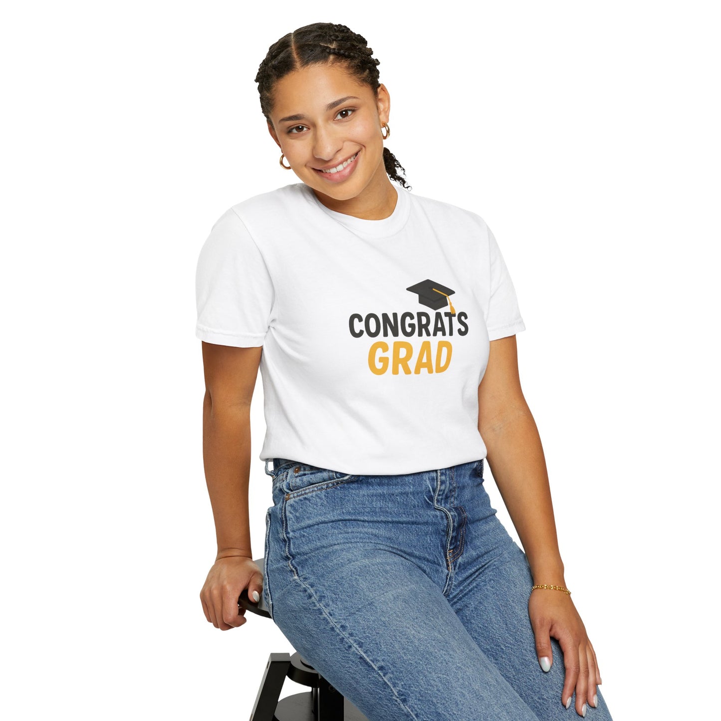 Congrats Grad Cap Oversized T-shirt