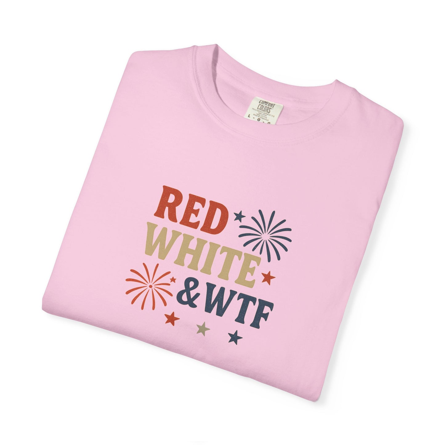 Red White and WTF Oversized T-shirt