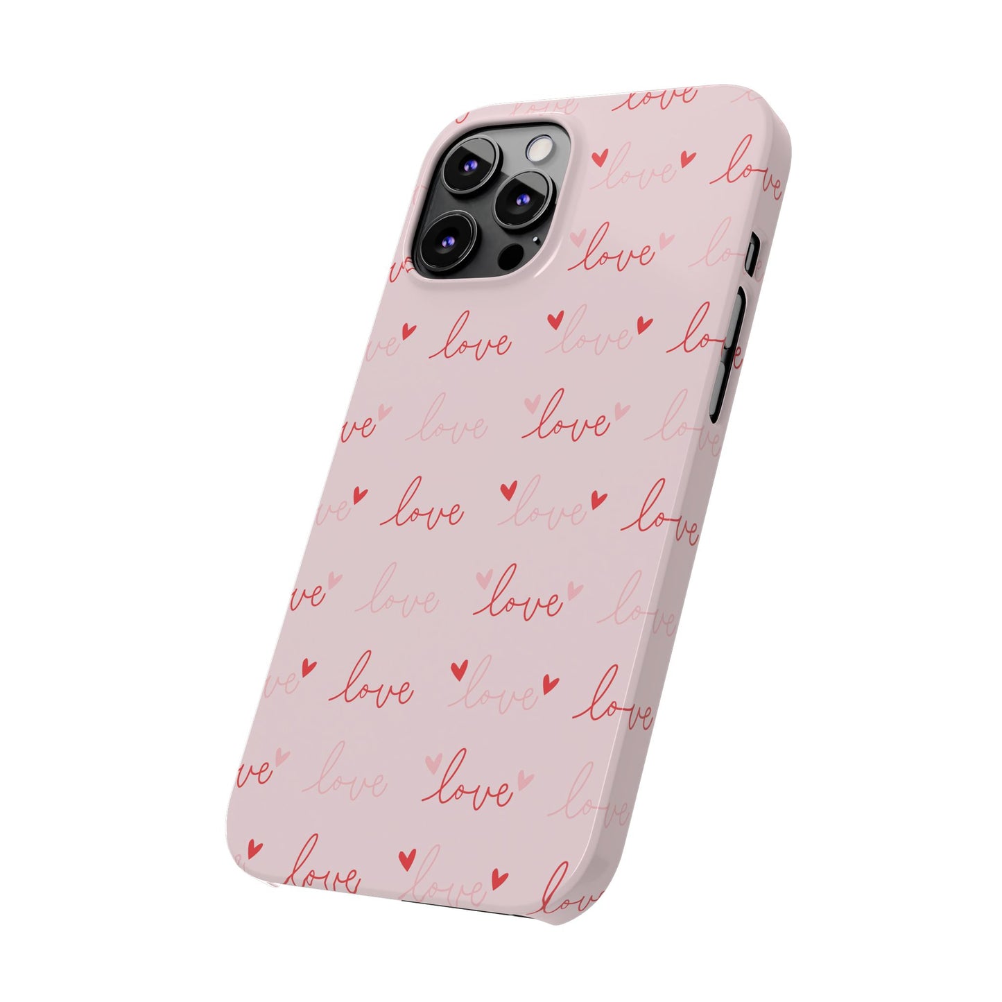Love Silk Slim iPhone Case