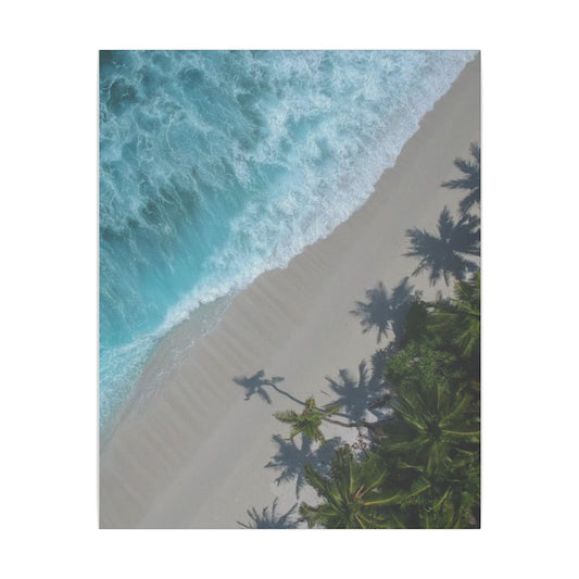 Paradise Cove Matte Stretched Canvas