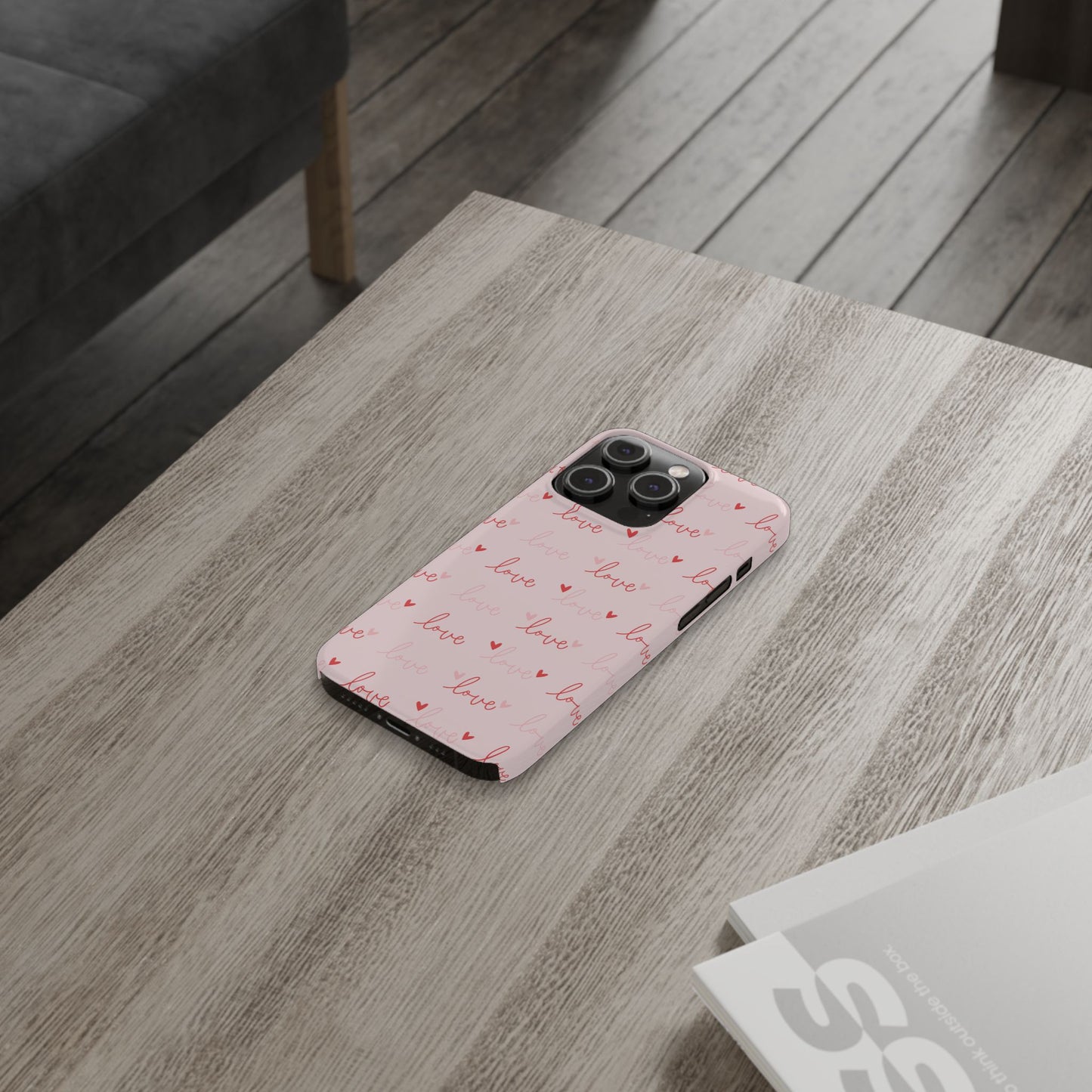 Love Silk Slim iPhone Case