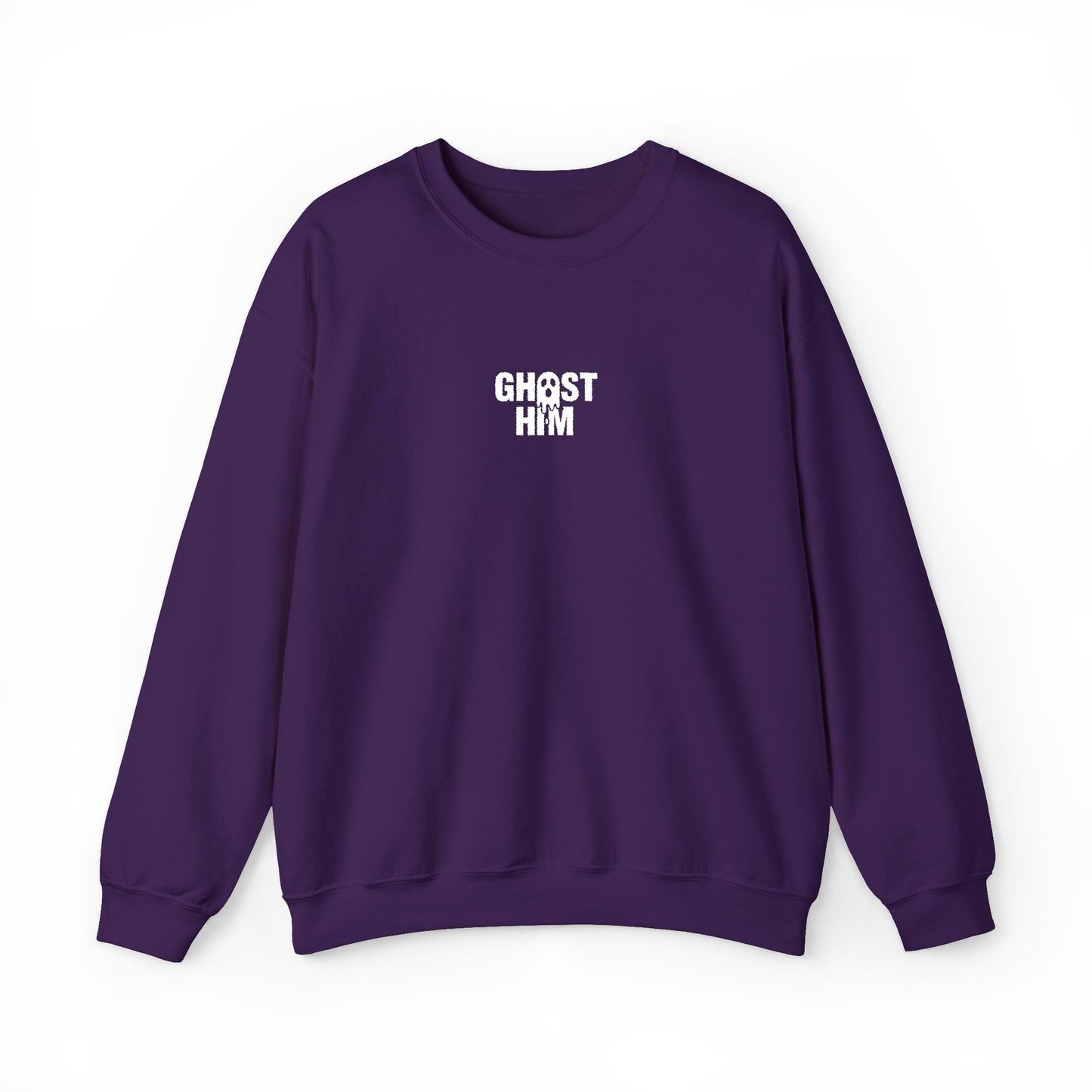 Ghost Him Embroidered Crewneck Sweatshirt