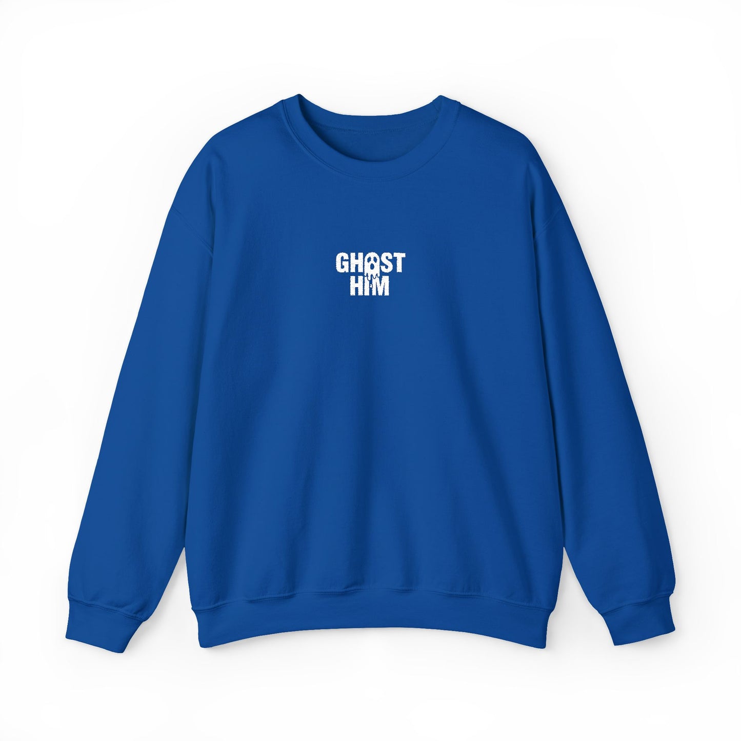 Ghost Him Embroidered Crewneck Sweatshirt