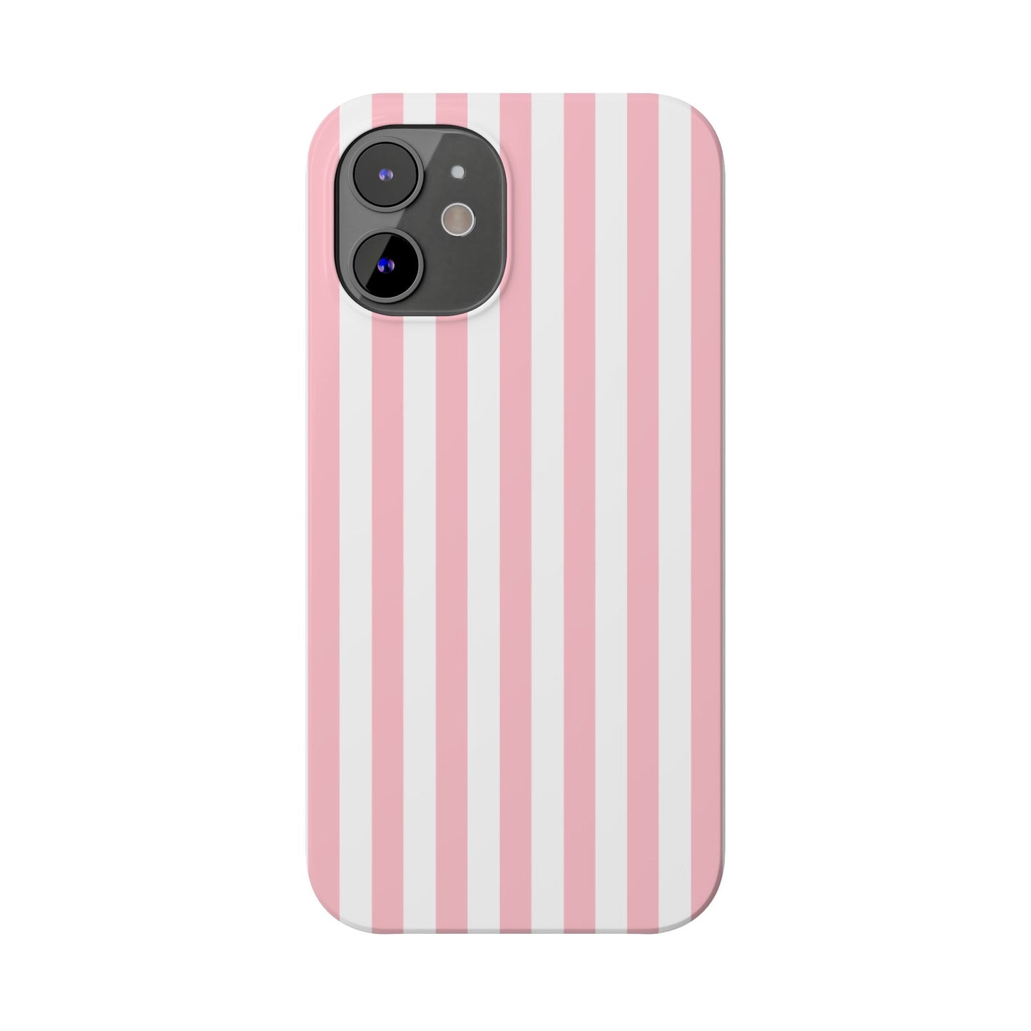 Pink Striped Summer Slim iPhone Case