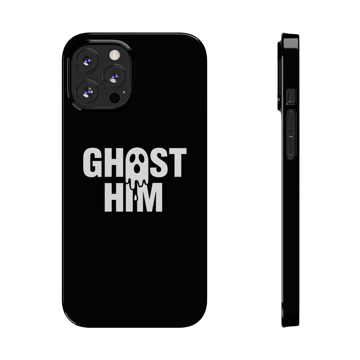 Ghost Him Slim iPhone Case