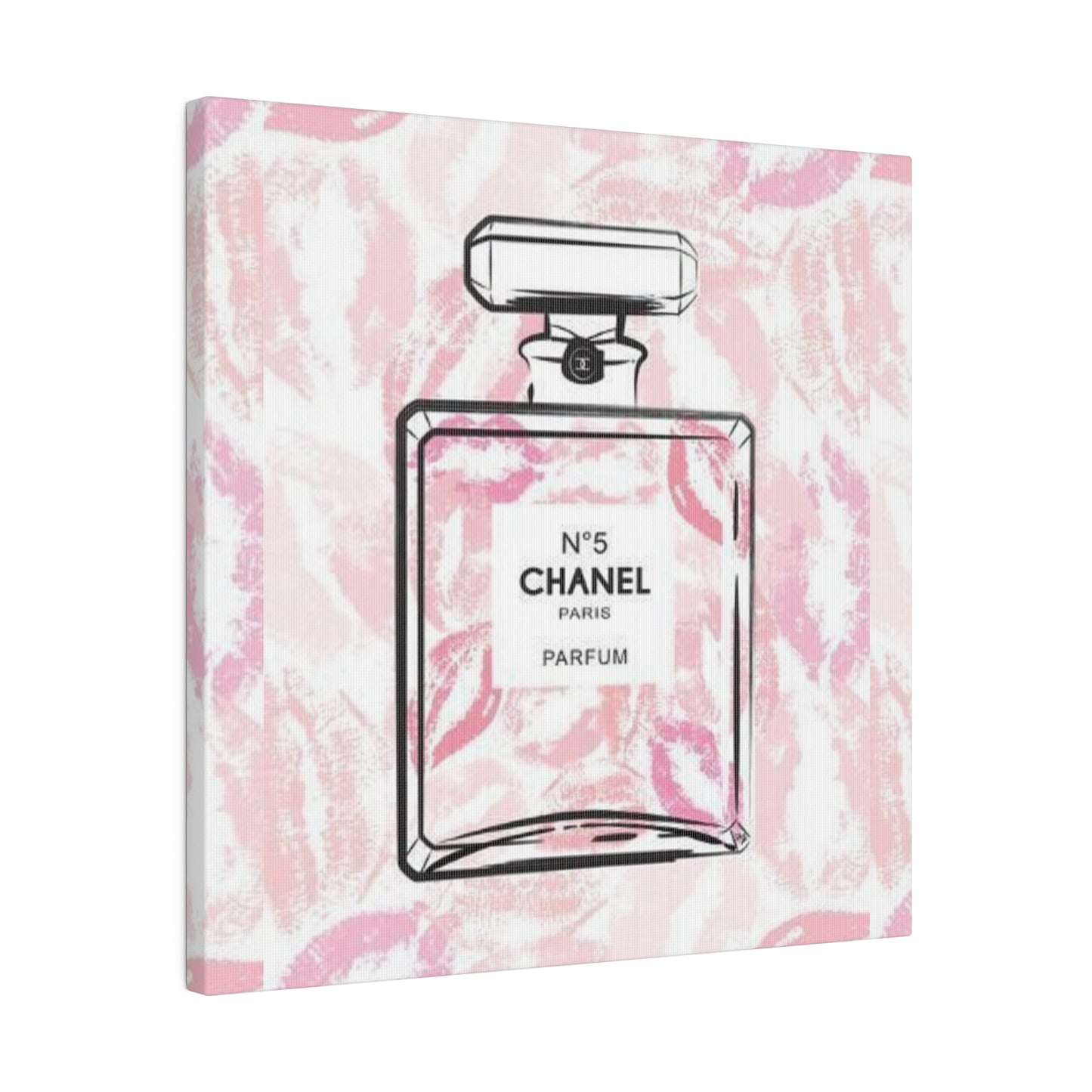 Luxury Fragrance Kisses Matte Canvas, Stretched