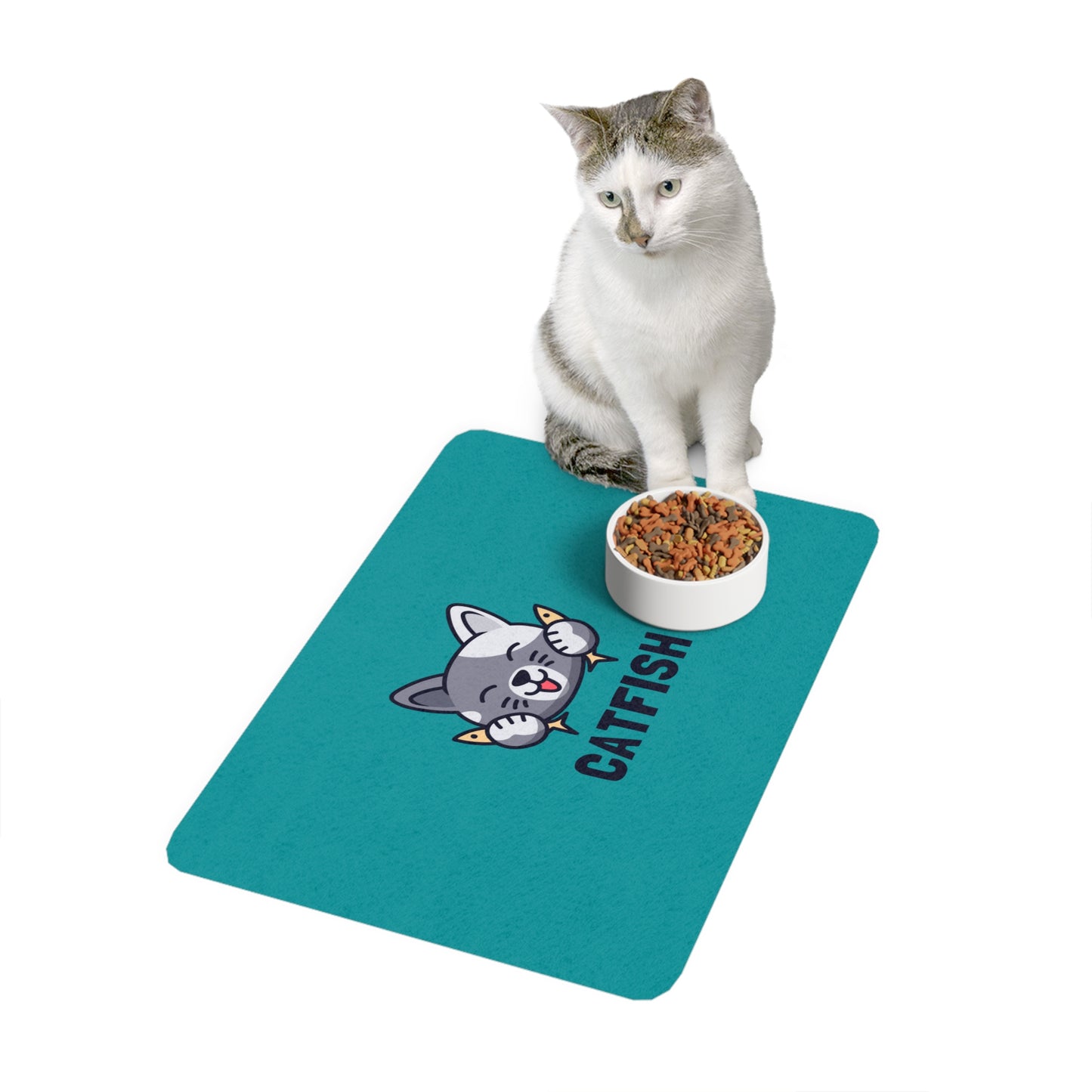 Catfish Pet Food Mat