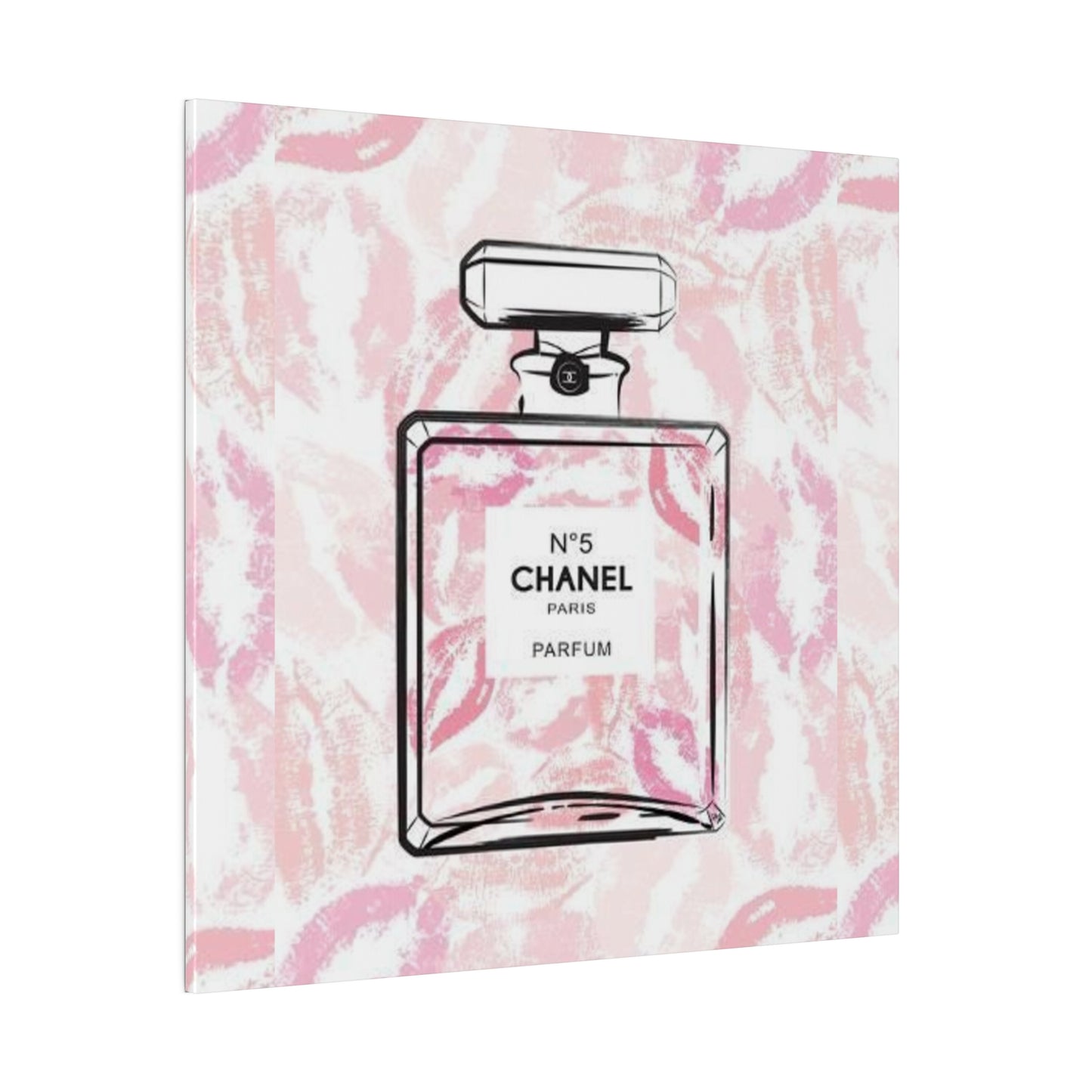 Luxury Fragrance Kisses Matte Canvas, Stretched