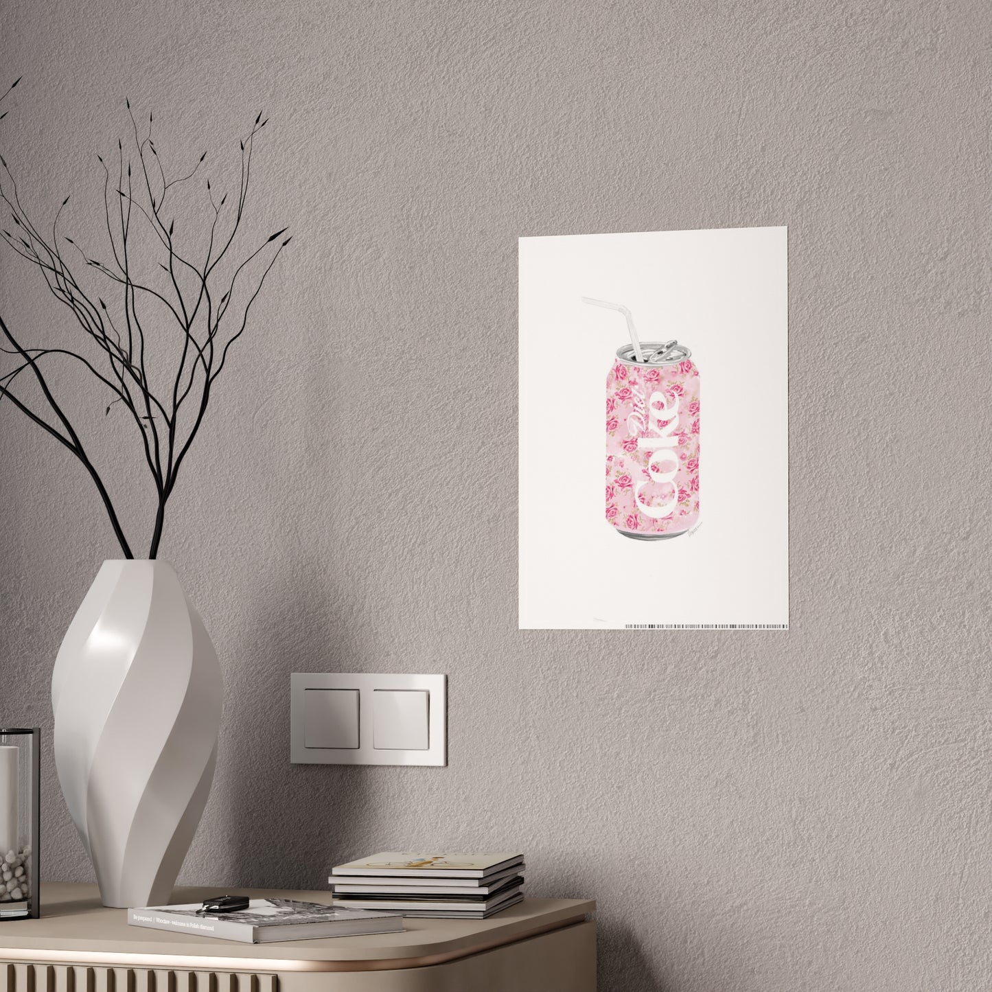 Rose Diet Coke Gloss Poster