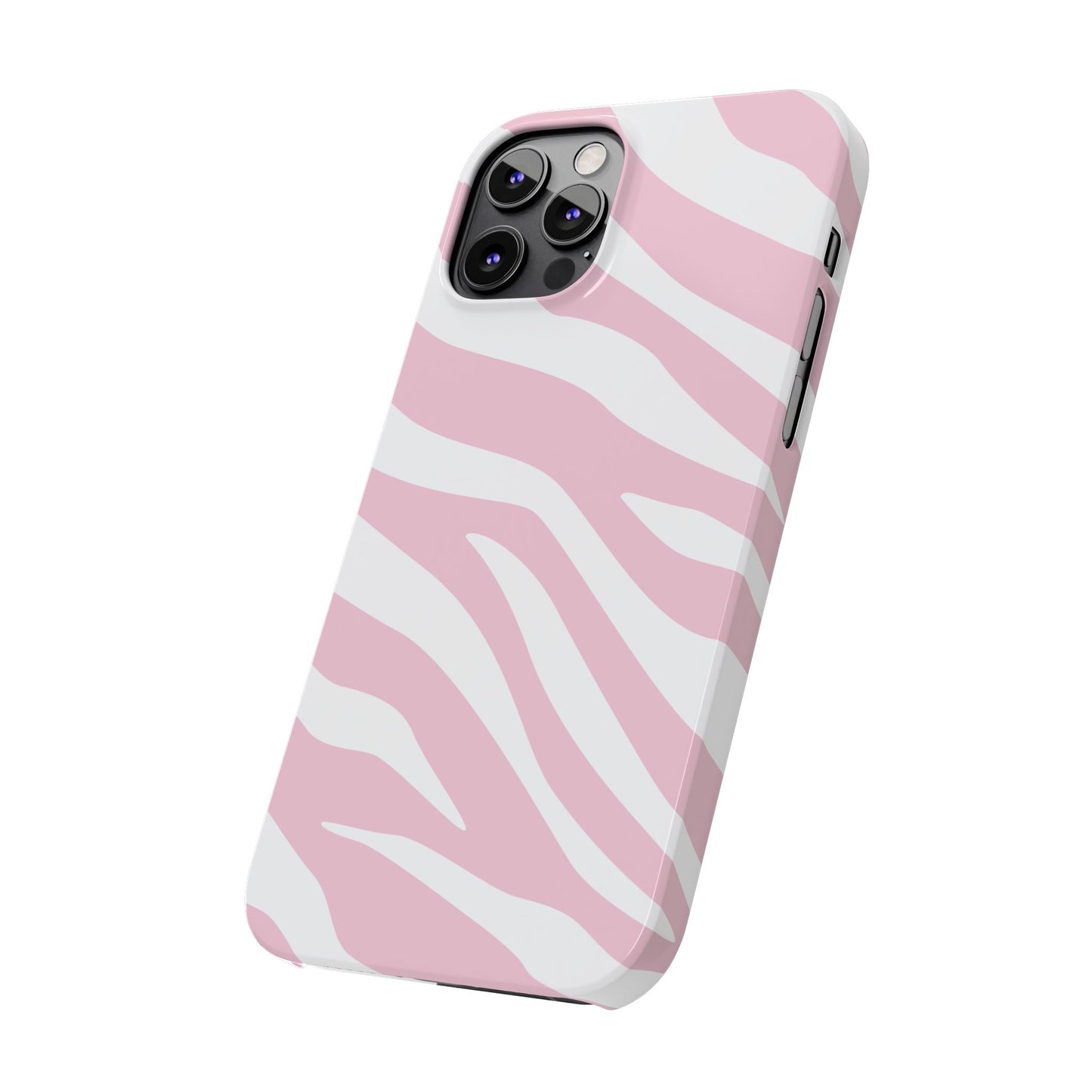 Pink Zebra Slim iPhone Case