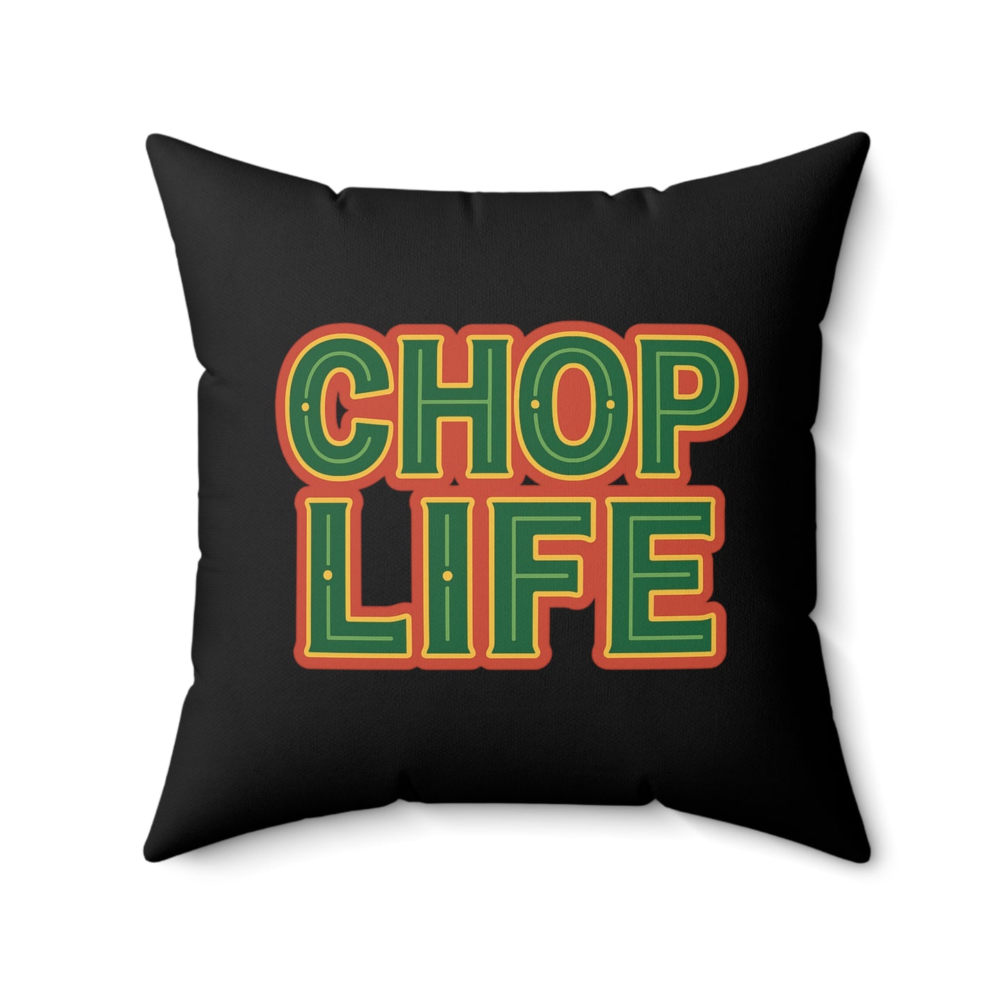 Chop Life Spun Polyester Pillow