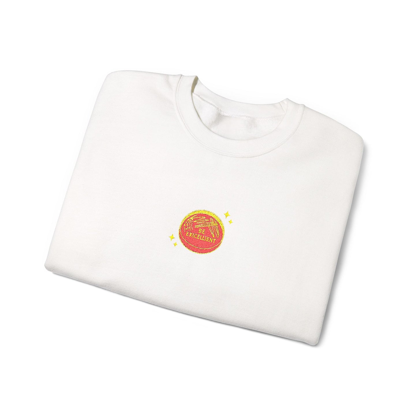 Be Excellent Embroidered Crewneck Sweatshirt