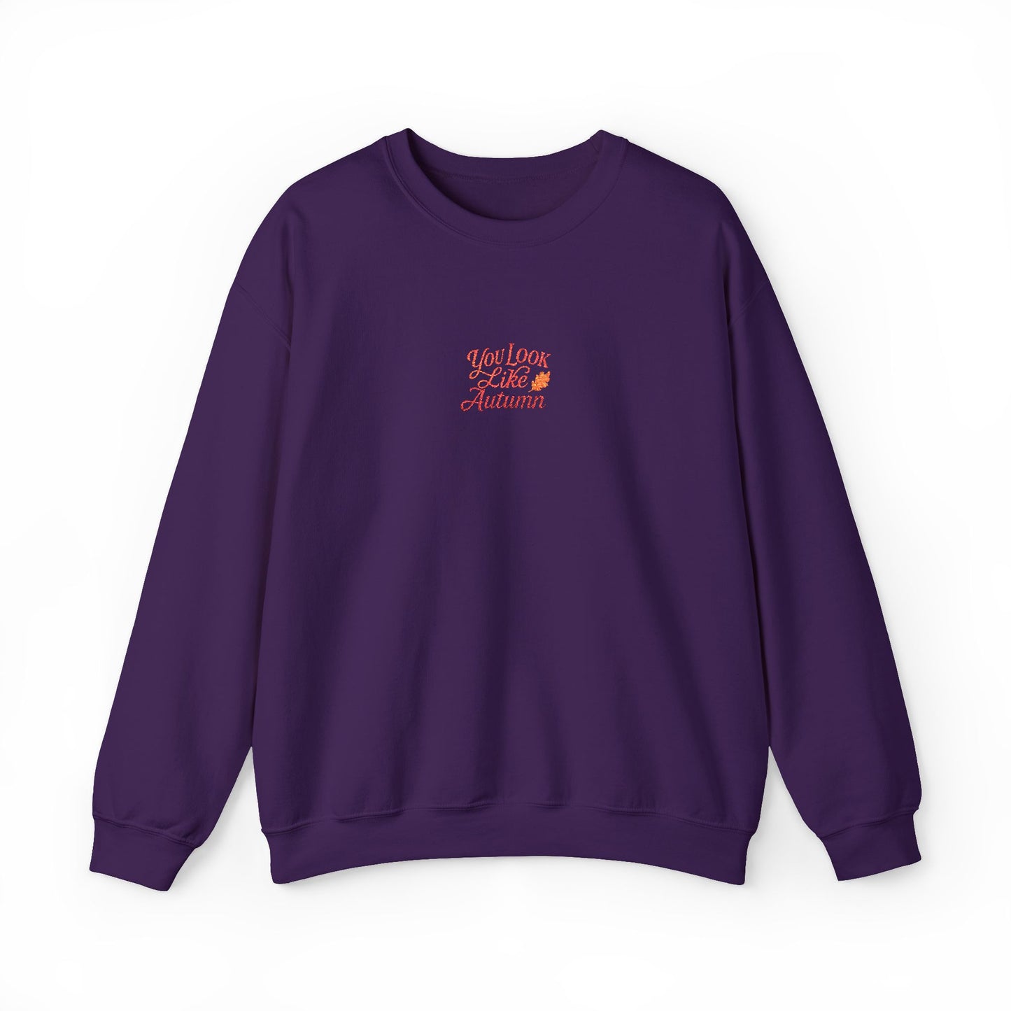 You Look Like Autumn Embroidered Crewneck Sweatshirt