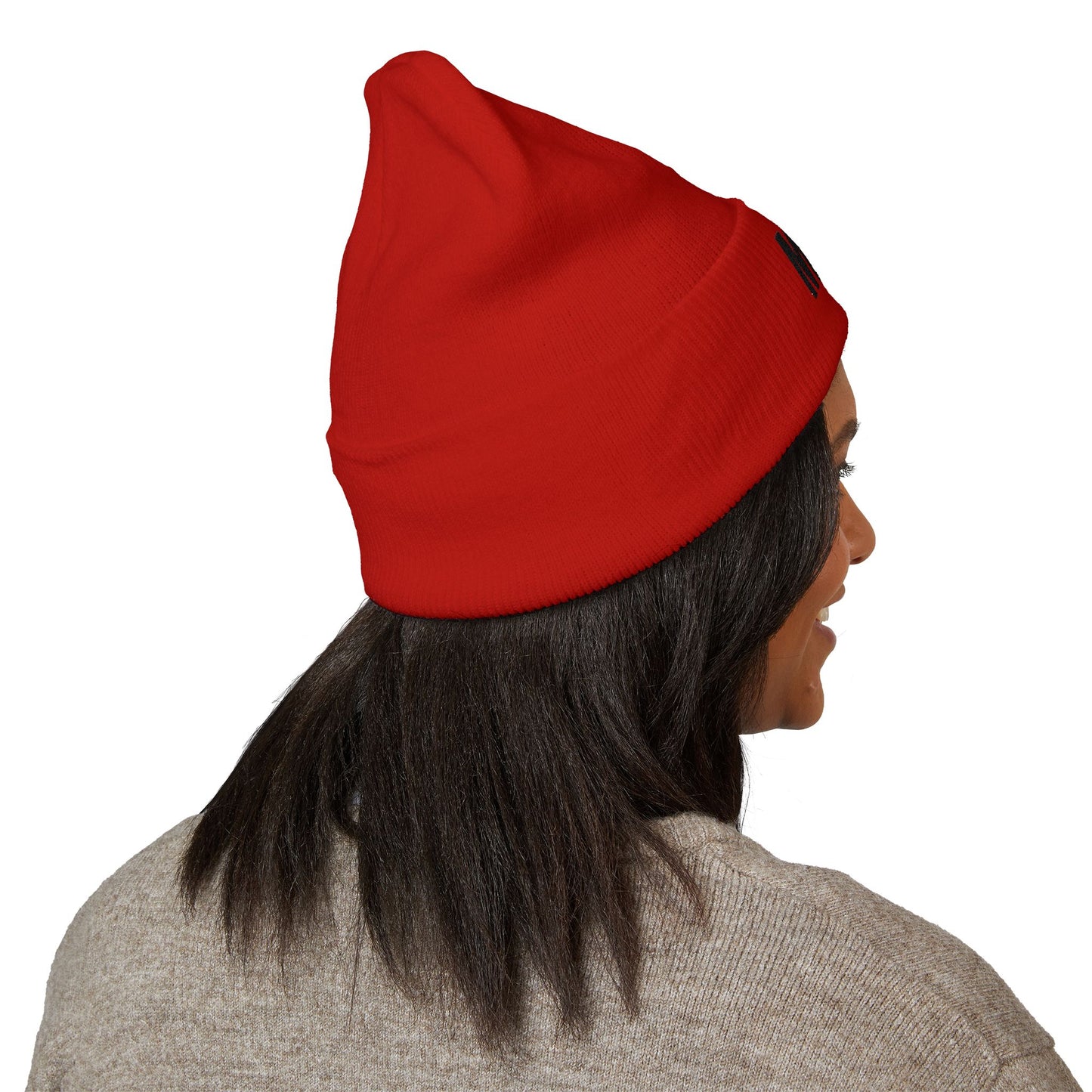 MUVA Embroidered Classic Cuffed Beanie
