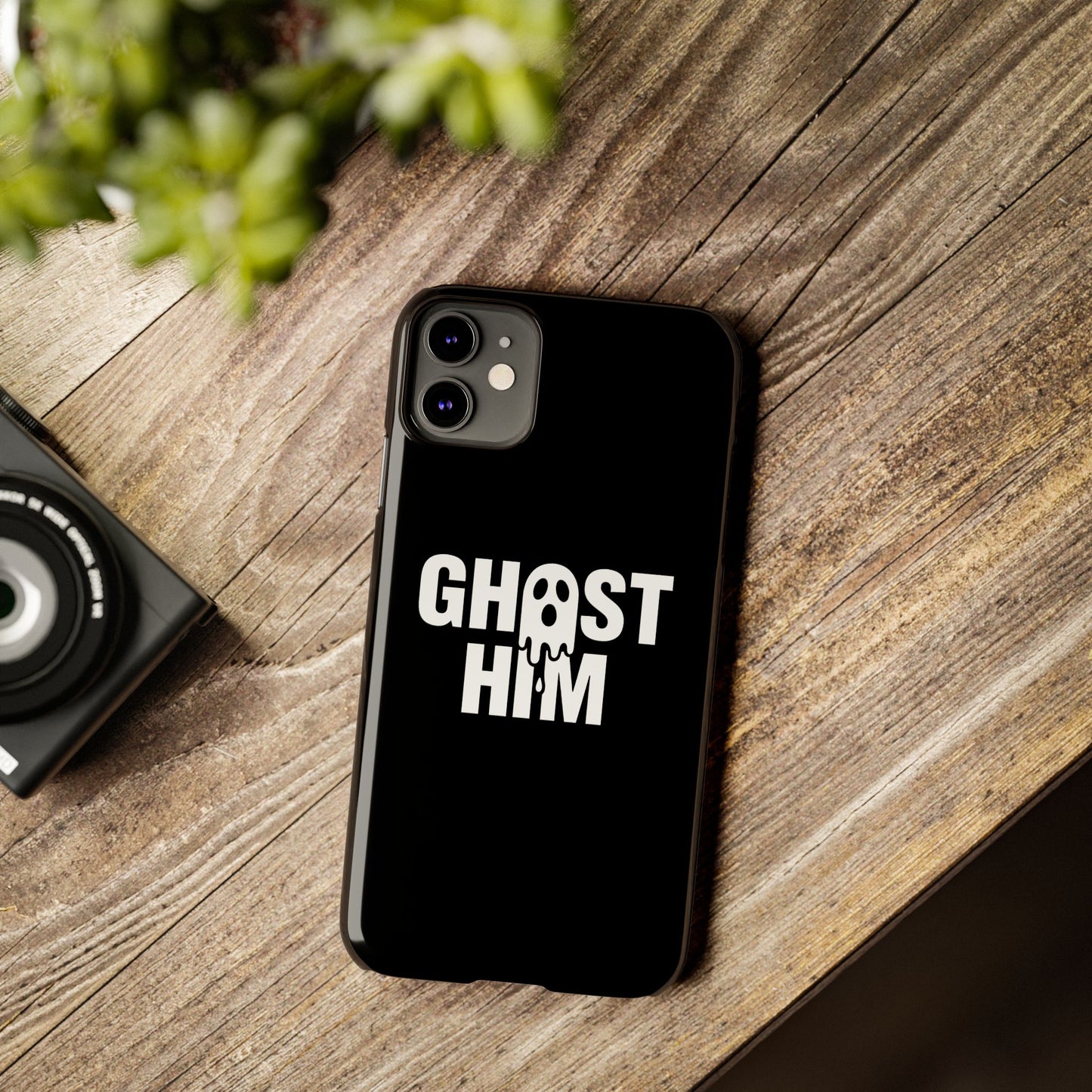 Ghost Him Slim iPhone Case