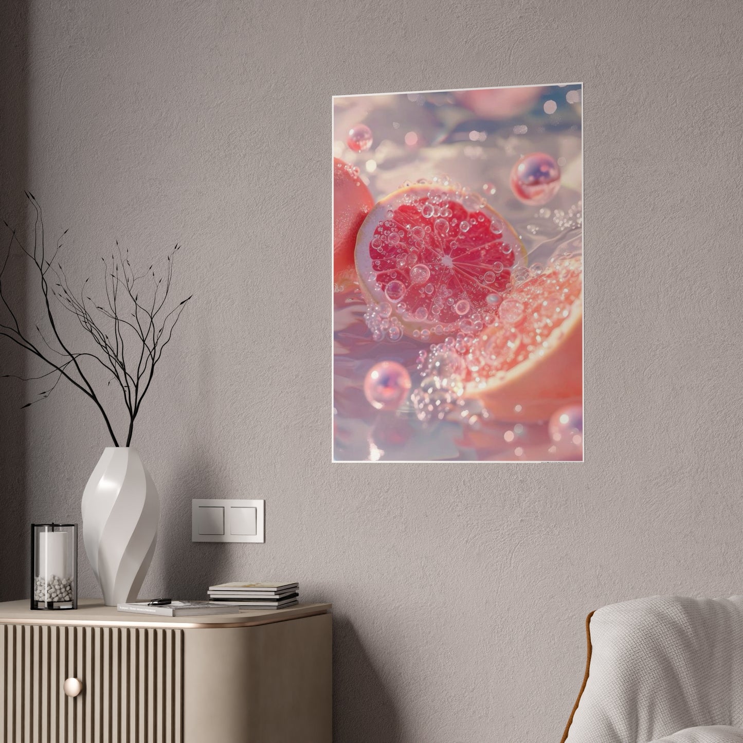Grapefruit Pools Gloss Poster