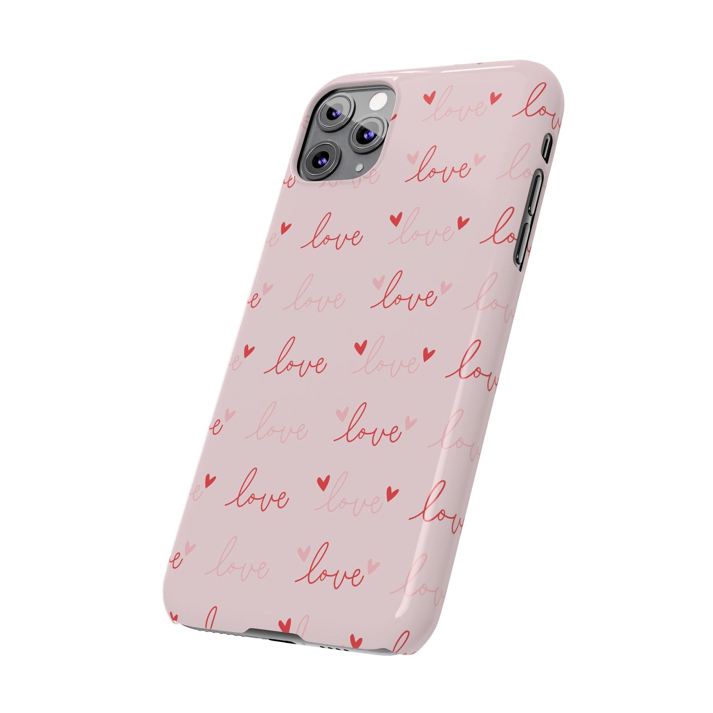Love Silk Slim iPhone Case