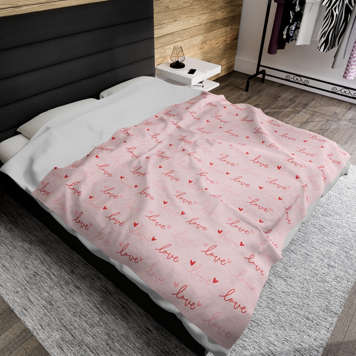 Love Silk Velveteen Plush Blanket