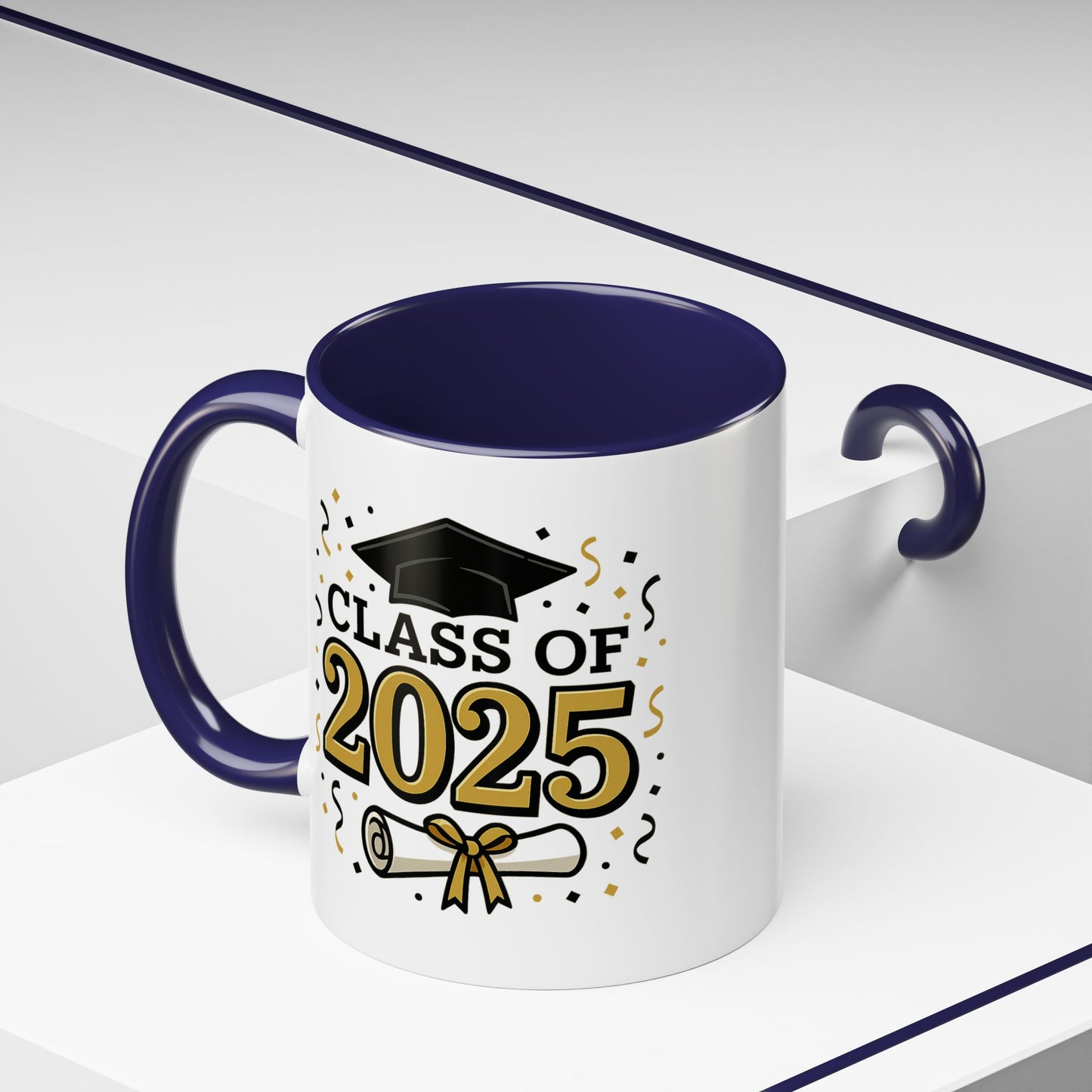 Class of 2025 Accent Coffee Mug