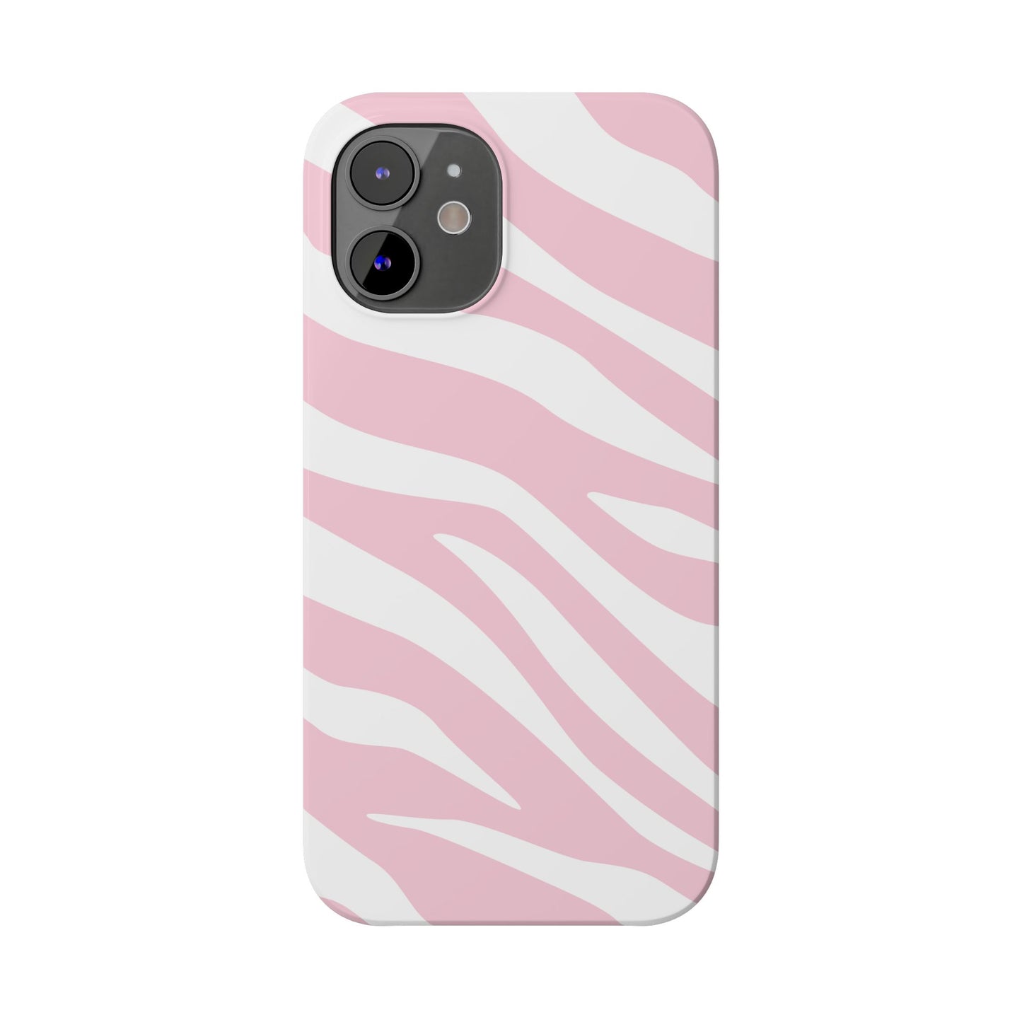Pink Zebra Slim iPhone Case