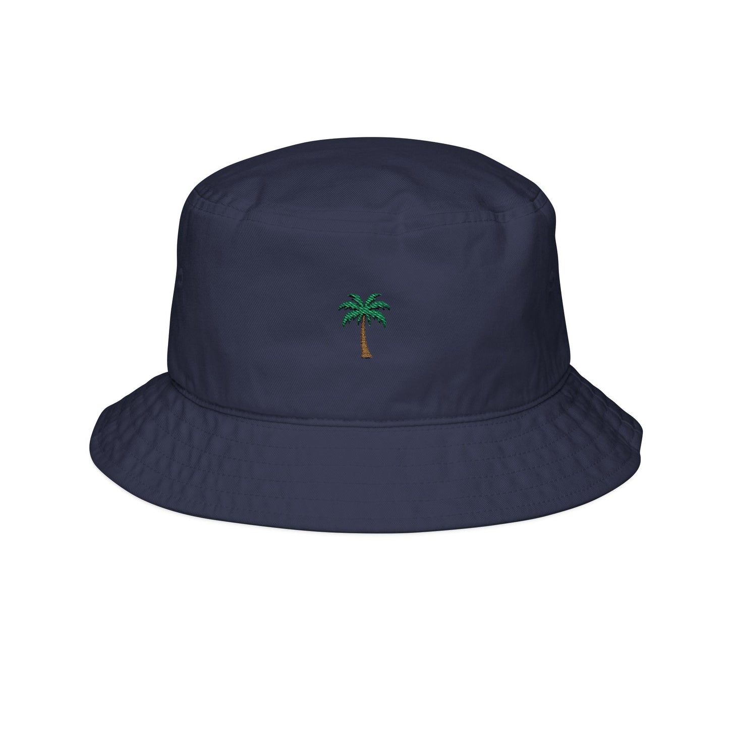 Palm Tree Embroidered Bucket Hat
