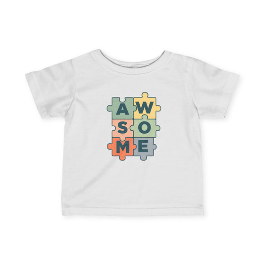 Awesome Puzzle Autism Awareness Infant Toddler T-shirt