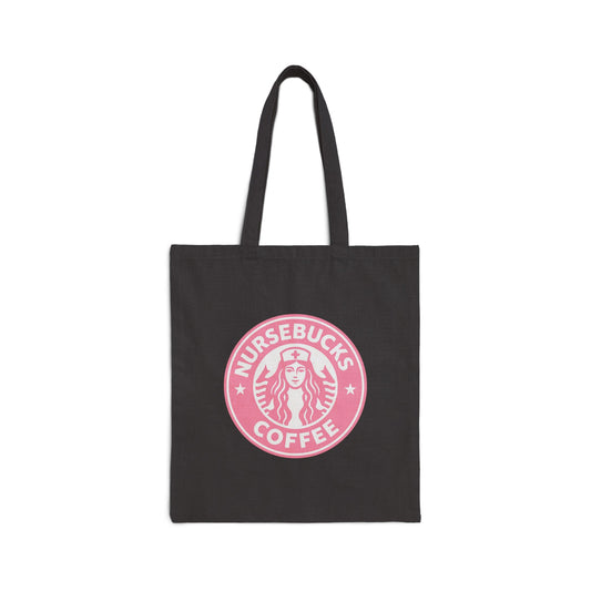 Nursebucks Coffee Cotton Canvas Tote Bag