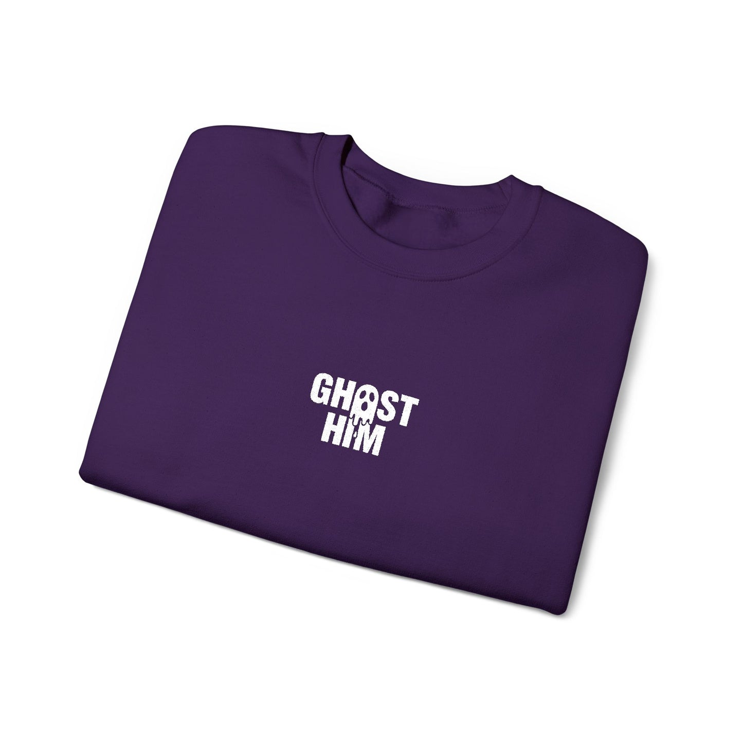 Ghost Him Embroidered Crewneck Sweatshirt