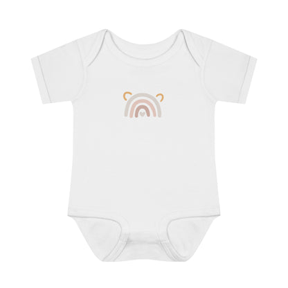 Rainbow Heart Baby Bodysuit