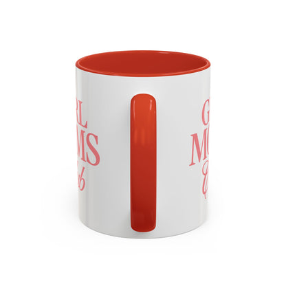Girl Moms Club Accent Coffee Mug — 11/15oz