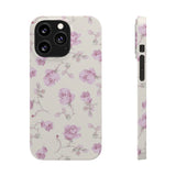 Lavender Rose Slim iPhone Case