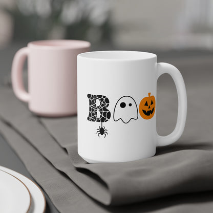 Boo Halloween Ceramic Mug (11oz, 15oz, 20oz)